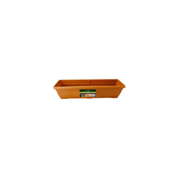 Flower Box 520 x 195 x 155mm Terracotta (with Tray)