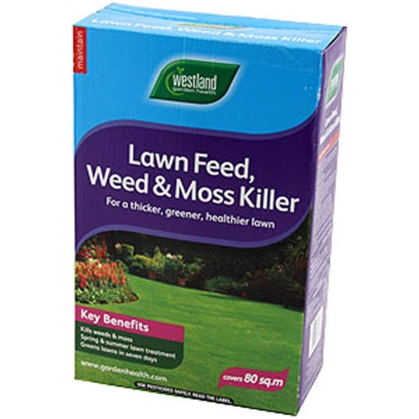Westland Lawn Feed, Weed and Moss Killer 80m²