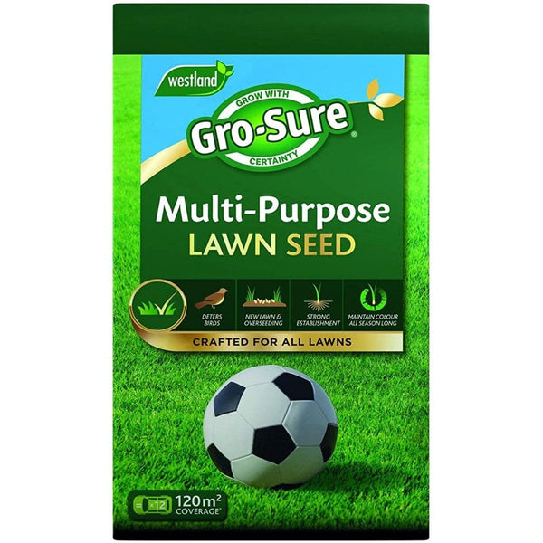 Gro-Sure Multi Purpose Lawn Seed 120m²
