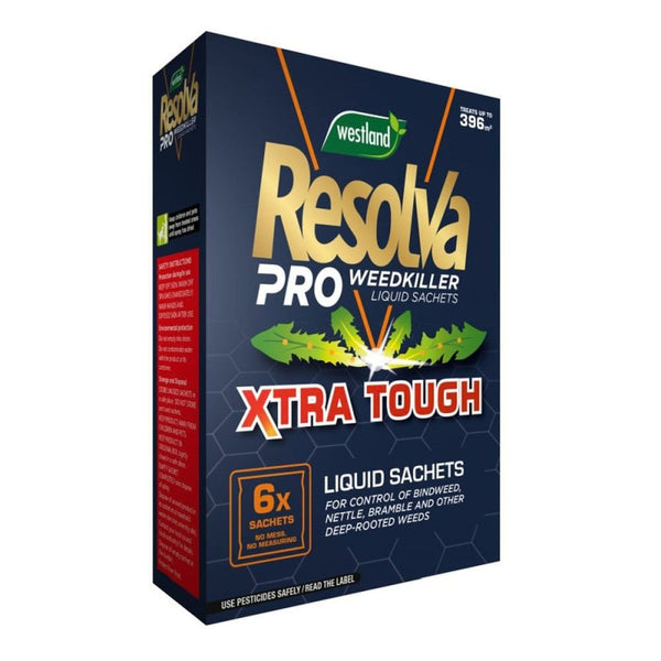 Resolva Pro Xtra Tough Weedkiller Liquid Sachets 6x 100ml