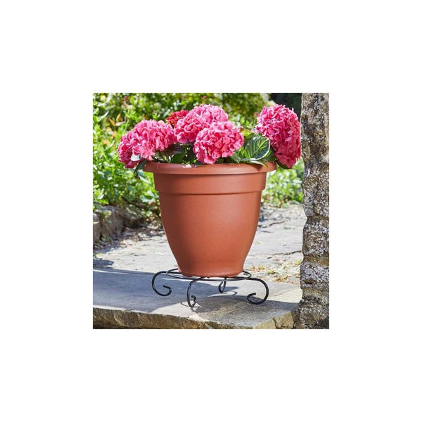 25cm Flower Pot Stand, Black
