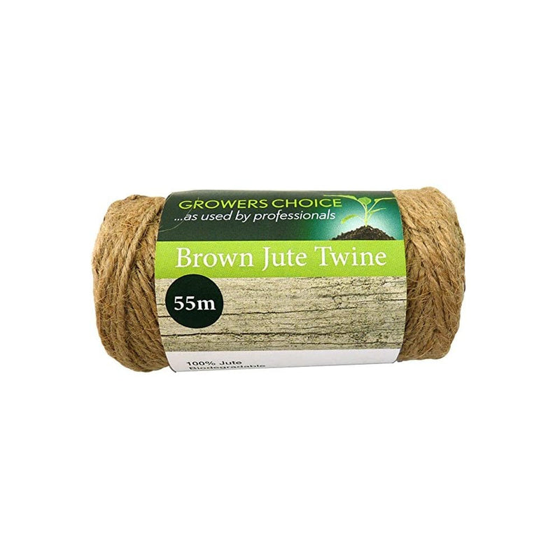 Biodegradable Brown Jute Twine (55m/spool)