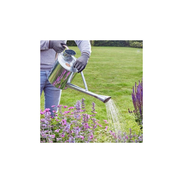 Watering Can Long Reach 9L, Galvanised Steel