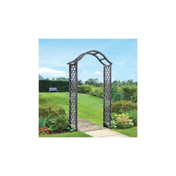 Woodland Garden Arch - Slate, FSC 1