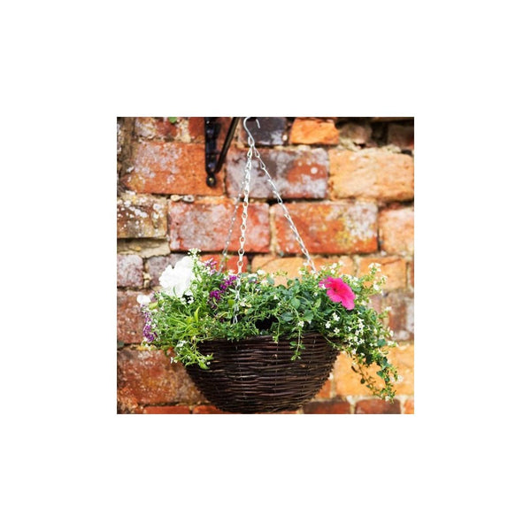 14in Rattan Hanging Basket