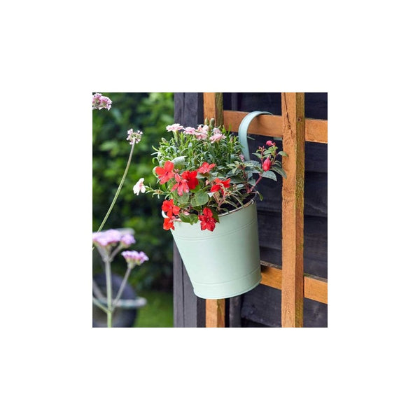 6in Fence & Balcony Hanging Pot - Sage