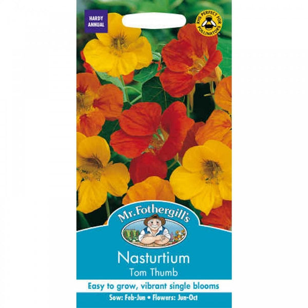 Nasturtium Tom Thumb Seeds- By Mr Fothergill