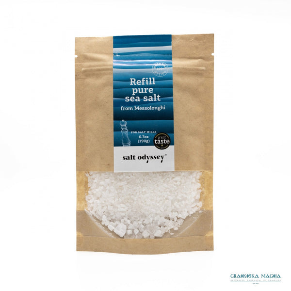 Salt Odyssey Refill Bag Of Pure Sea Salt – 190g.