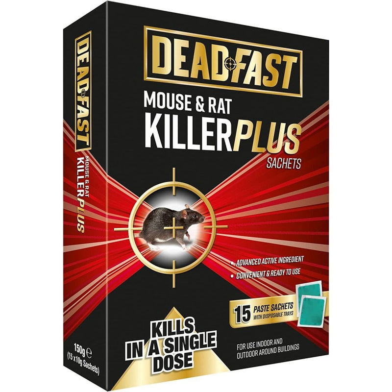 Deadfast Mouse and Rat Killer Plus x 15 Sachets